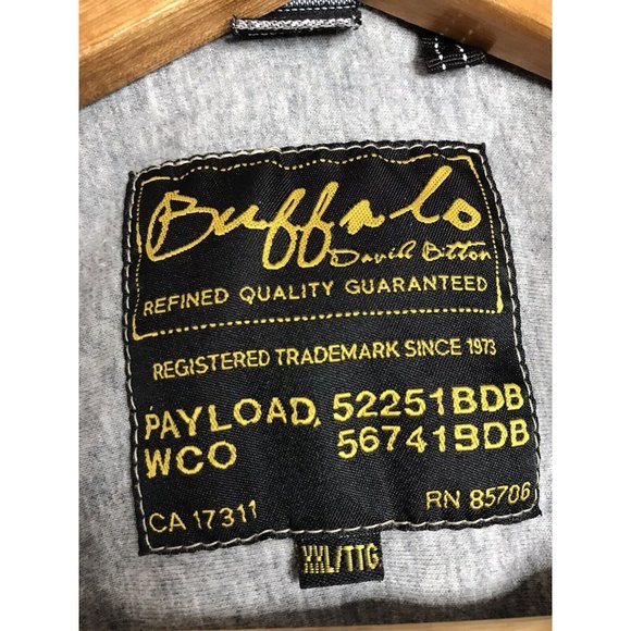 Buffalo David Bitton 2XL Plaid Gray Multicolor Long Sleeve Shirt - Picture 5 of 7